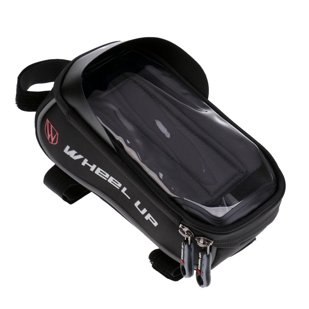 Proberos PLAY HARD Waterproof, Headphone Hole, Thermoplastic Polyurethane (TPU) Touch Screen, Bicycle Bag Frame Bags Suitable for Smartphones Within of 6 inches (Black) Proberos PLAY HARD Waterproof, Headphone Hole, Thermoplastic Polyurethane (TPU) Touch Screen, Bicycle Bag Frame Bags Suitable for Smartphones Within of 6 inches (Black)